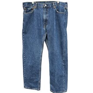 Levi’s Men’s 505 Straight Leg Jeans Blue Denim 40x30 Classic Zip Fly